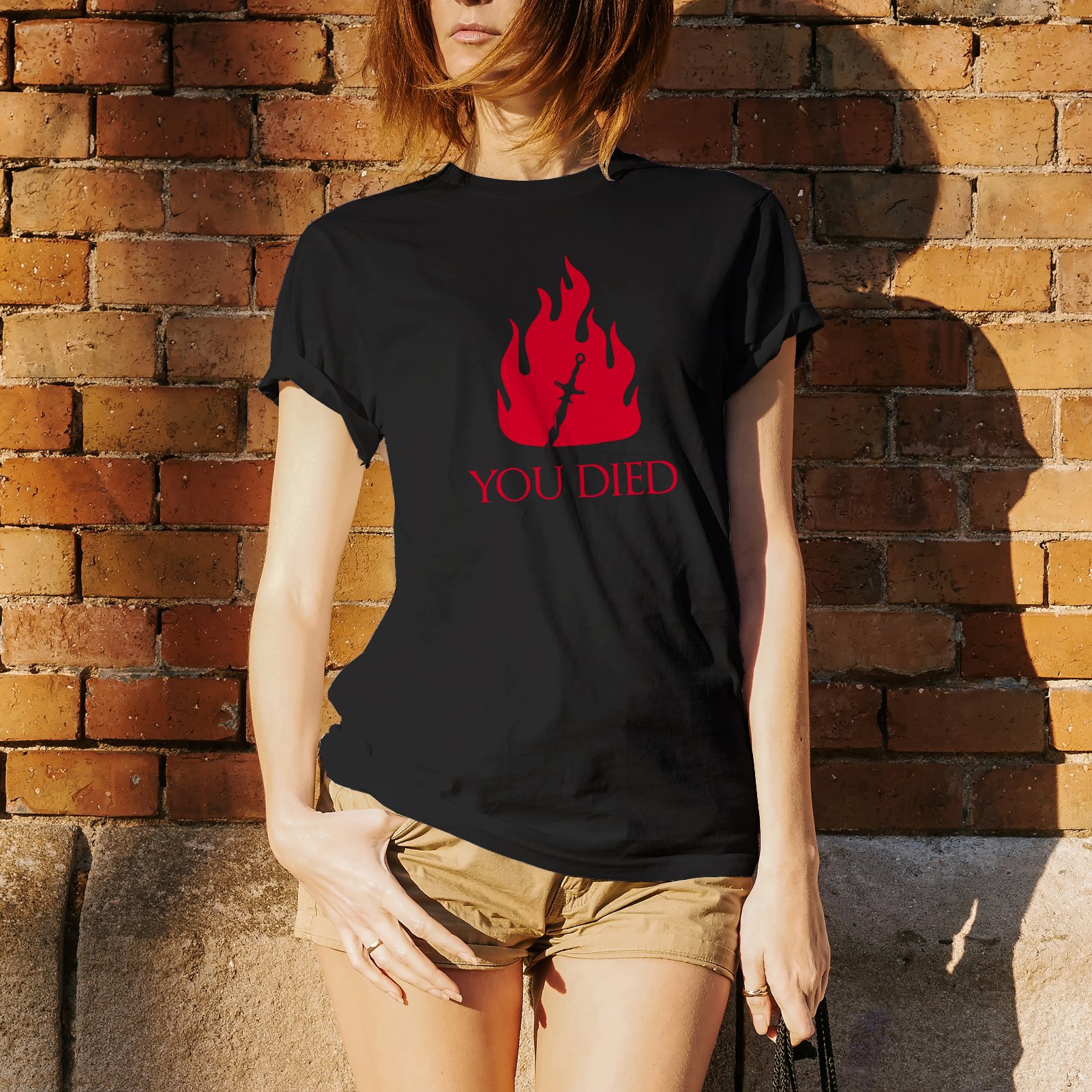 You Died - Game Over Video Game Gamer T-Shirt | Retro Gaming Apparel for Men & Women | Perfect for Cosplay, Conventions & Casual Wear