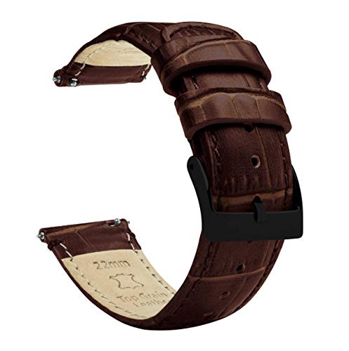 Coffee Brown & Black PVD Buckle
