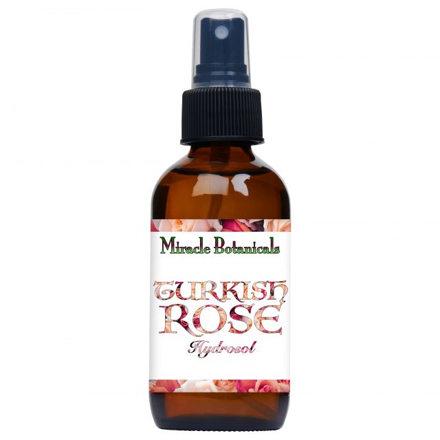 Organic Turkish Rose Hydrosol (Rosa Damascena) - Pure Floral Water for Skincare, Aromatherapy & Natural Perfume | Face Mist, Hair Toner & Relaxing Spray
