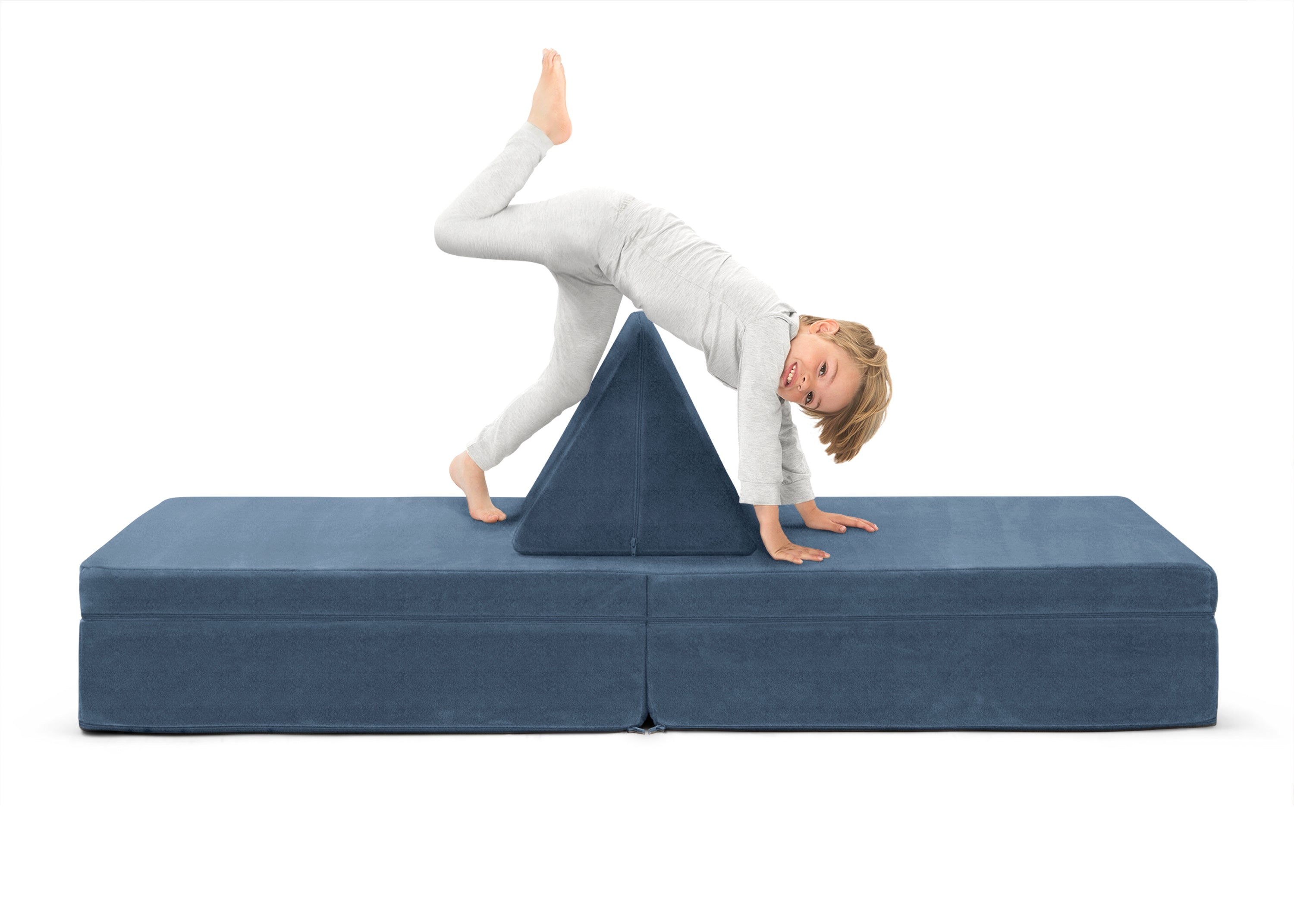 Cozee Play Couch & 4-Piece Lounger Set - Kids Play Furniture for Indoor & Outdoor Use - Perfect for Playrooms, Living Rooms, and Backyard Fun
