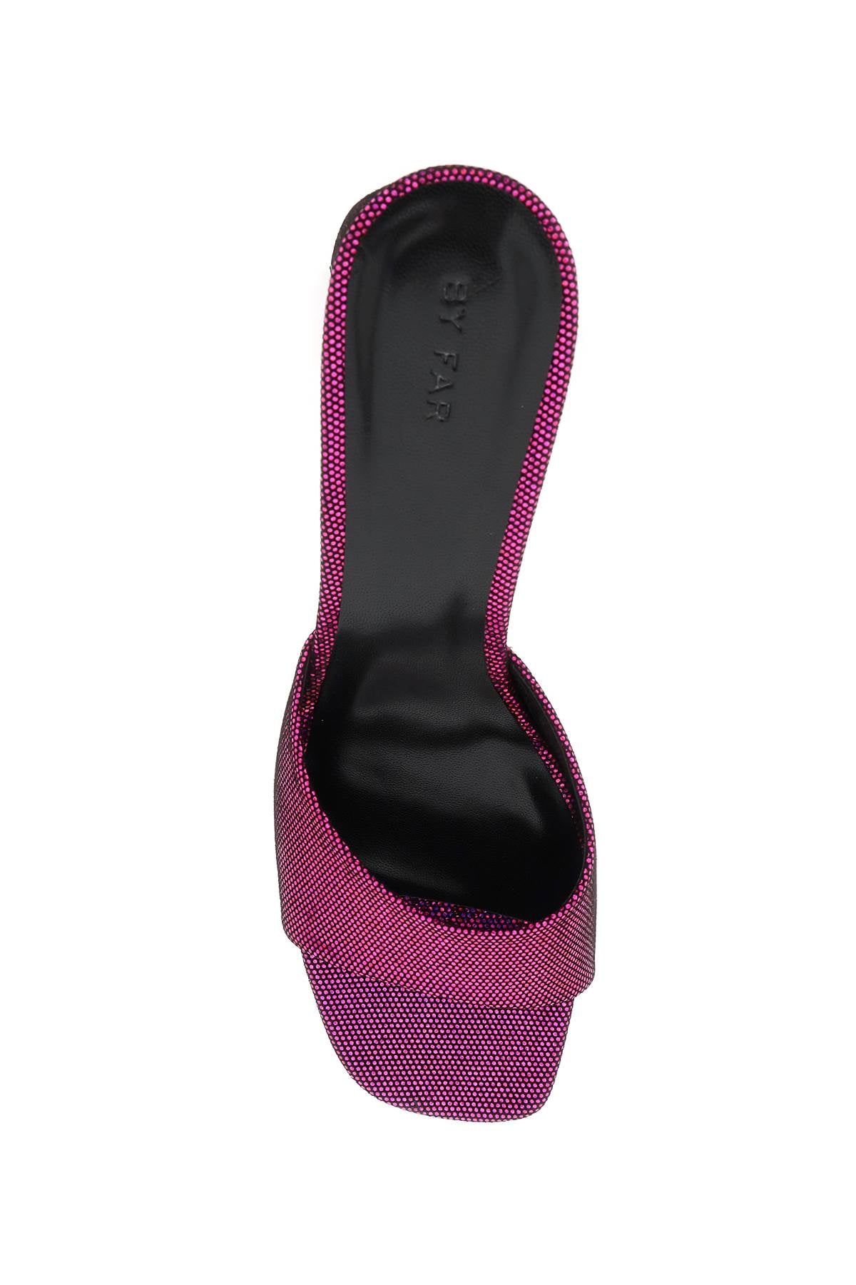 By Far Disco Dot Leather 'Michele' Mules - Stylish Slip-On Shoes for Women, Perfect for Parties, Weddings & Casual Outings