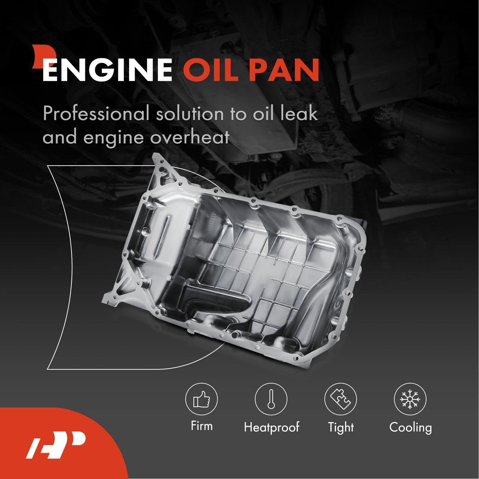 Premium Engine Oil Pan Sump with Drain Plug - Compatible with Honda Civic Si 2006-2011 2.0L - High Performance Replacement Part for Smooth Engine Operation & DIY Car Maintenance