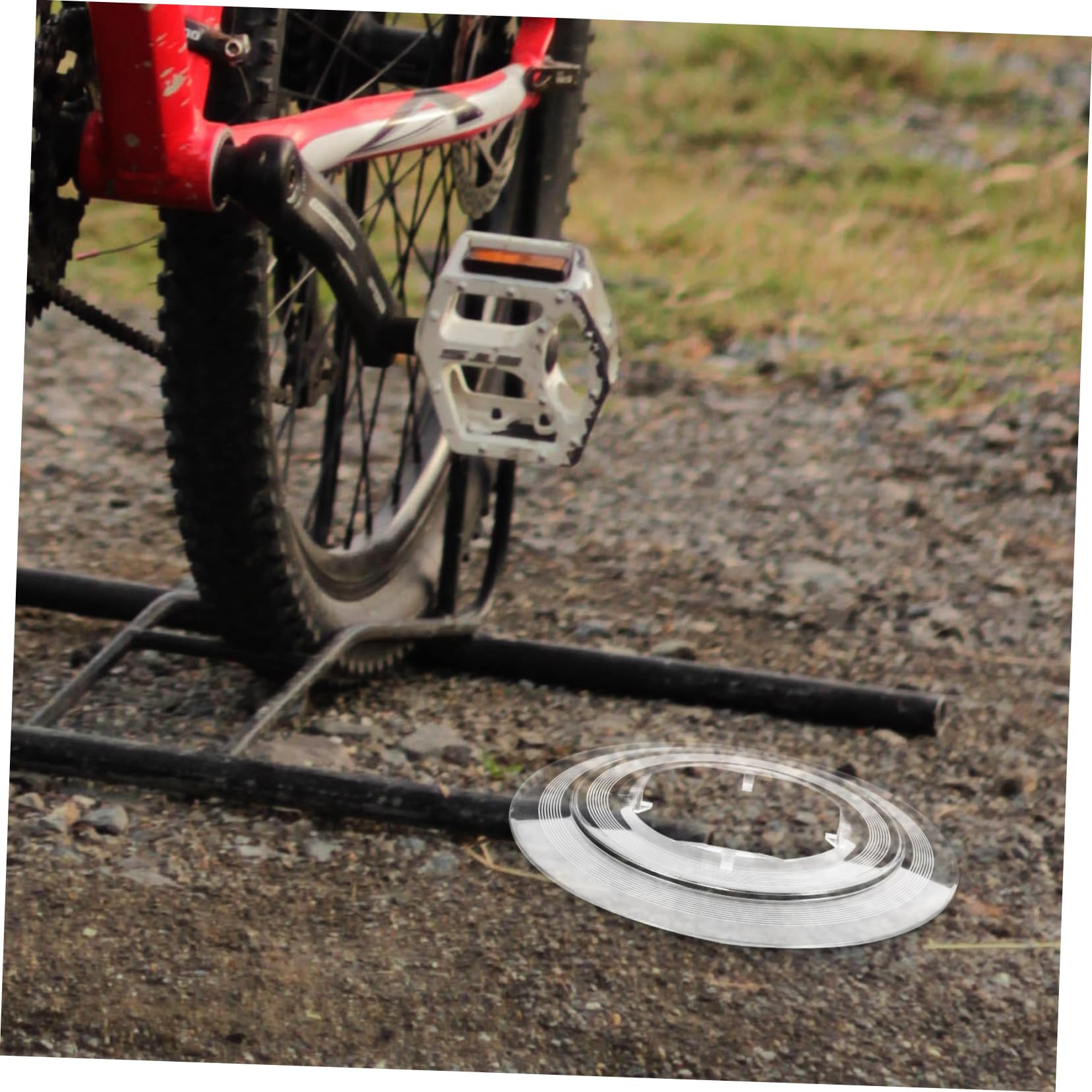 Professional Bike Flywheels Guard - Durable Plastic Wheel Protector for Mountain & Road Bikes | Cycling Accessories & Gear Plate | Perfect for Trail Riding, Commuting & Bike Maintenance