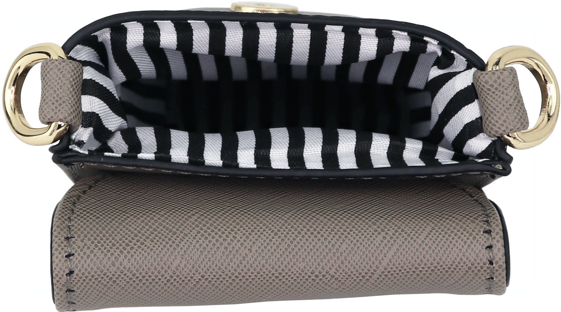 B BRENTANO Vegan Saffiano Leather Cat Crossbody Phone Purse for Women - Stylish Animal Print Shoulder Bag for iPhone, Wallet & Essentials (Perfect for Work, Travel & Daily Use)