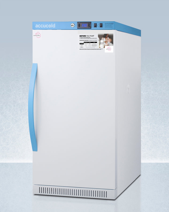 Accucold 2.83 Cu.Ft. MOMCUBE™ Breast Milk Refrigerator - Compact Medical Grade Fridge for Breastmilk Storage - Perfect for Nurseries, Daycares & Lactation Rooms (ADA Compliant Height)