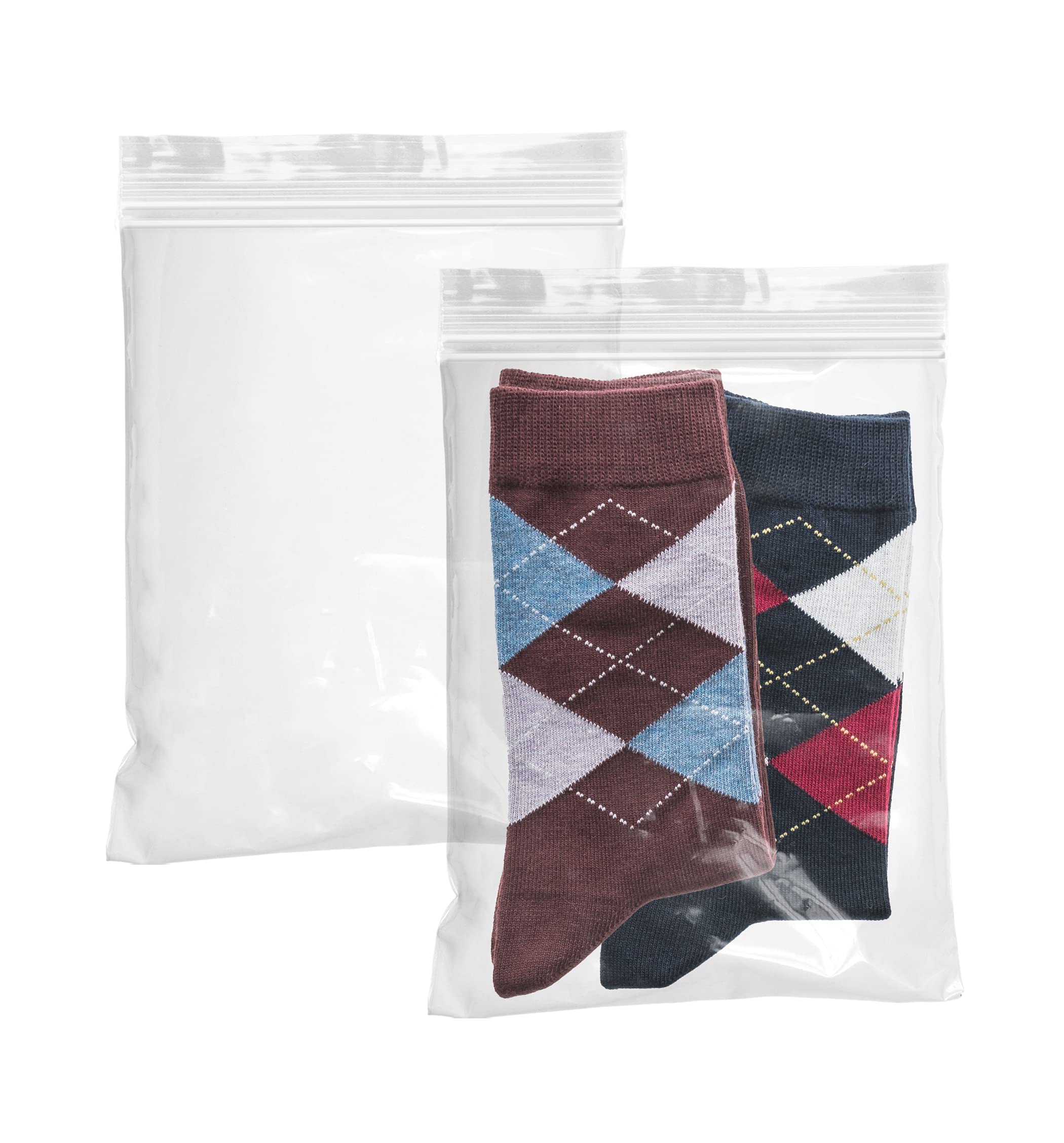 APQ 1000 Pack 6x8 Inch Ultra Thick 4 Mil Double Track Zipper Storage Bags - Heavy Duty Polyethylene Resealable Bags for Food Storage, Industrial Packing, Medical Supplies & Organization (Great for Freezer, Travel & Home Organization)