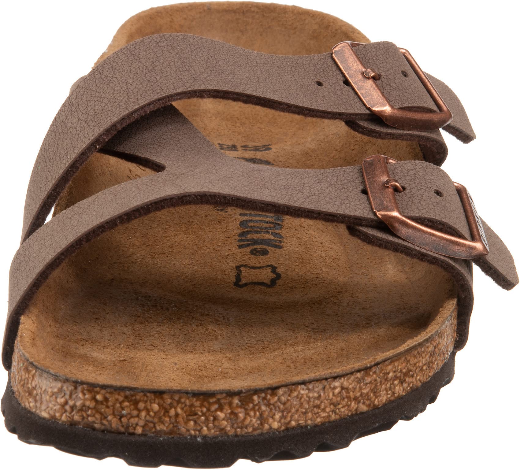 Birkenstock Men's Arizona Soft Footbed Sandals - Comfortable Cork Leather Slides for Walking, Travel & Casual Wear