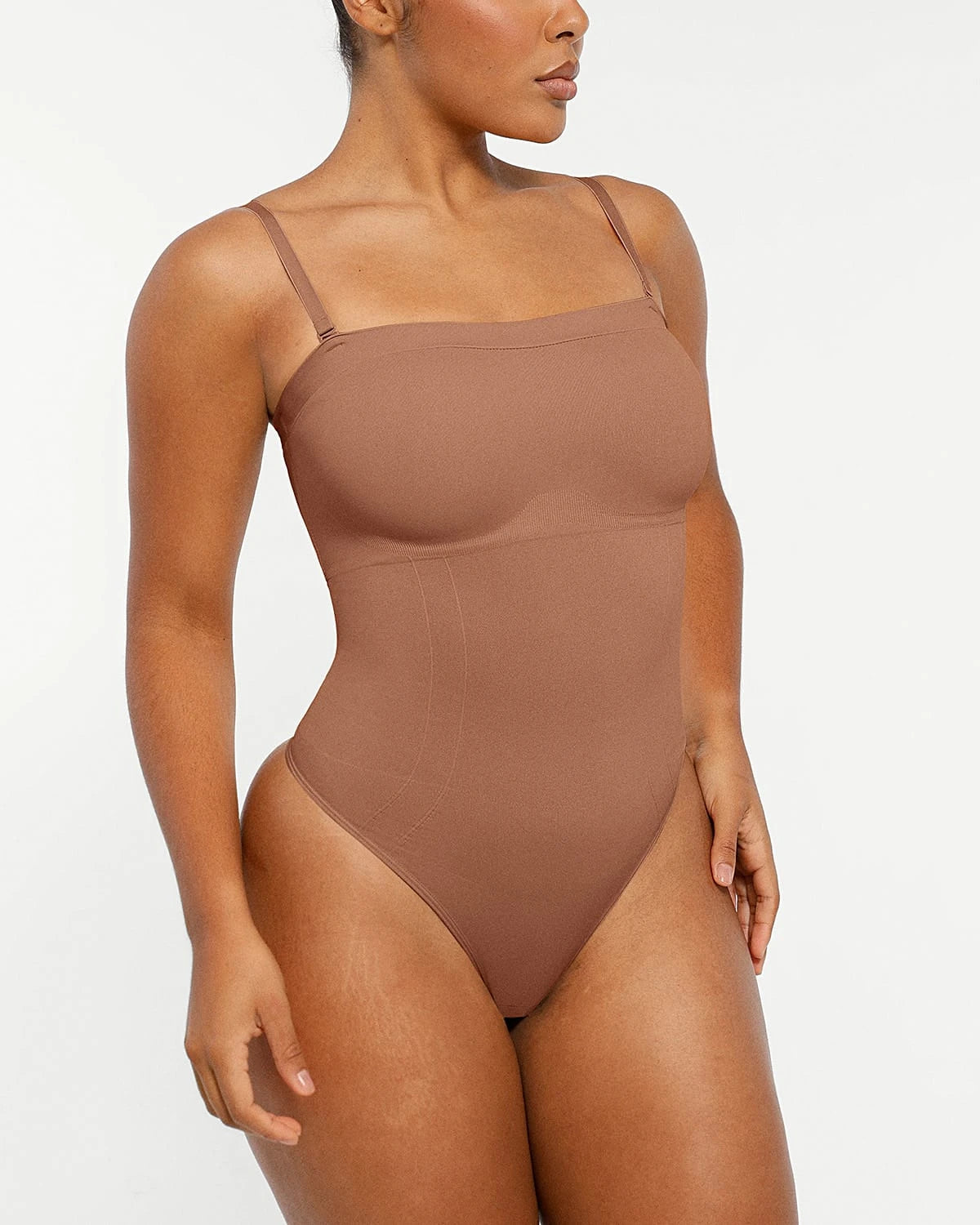 Seamless Sculpt Strapless Thong Bodysuit for Women - Sexy Shapewear for Special Occasions & Date Nights