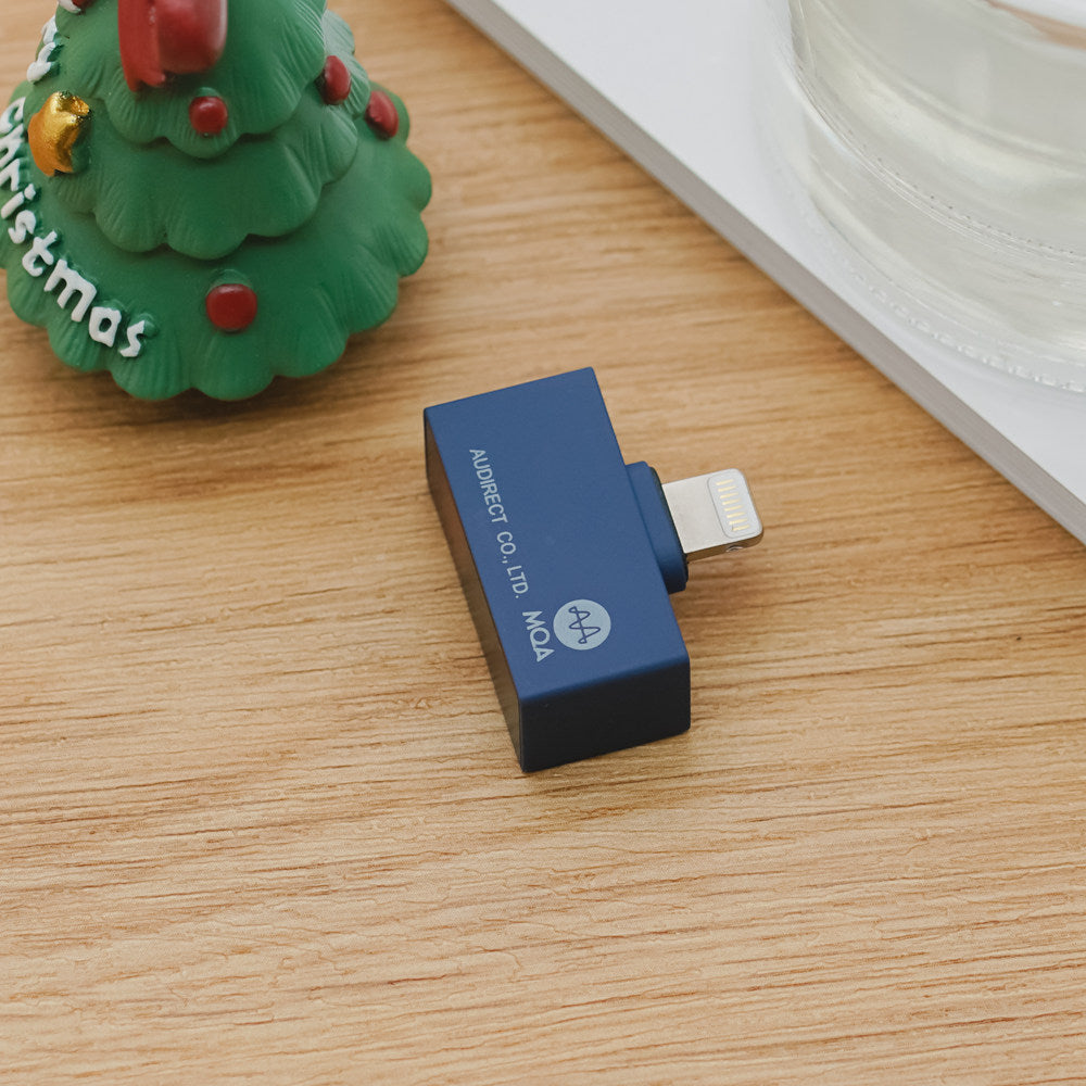 Audirect Atom2 MQA DSD512 USB-C & Lightning DAC Headphone Amplifier - High-Resolution Audio for iPhone, Android & PC - Perfect for Music Lovers, Audiophiles & Gaming