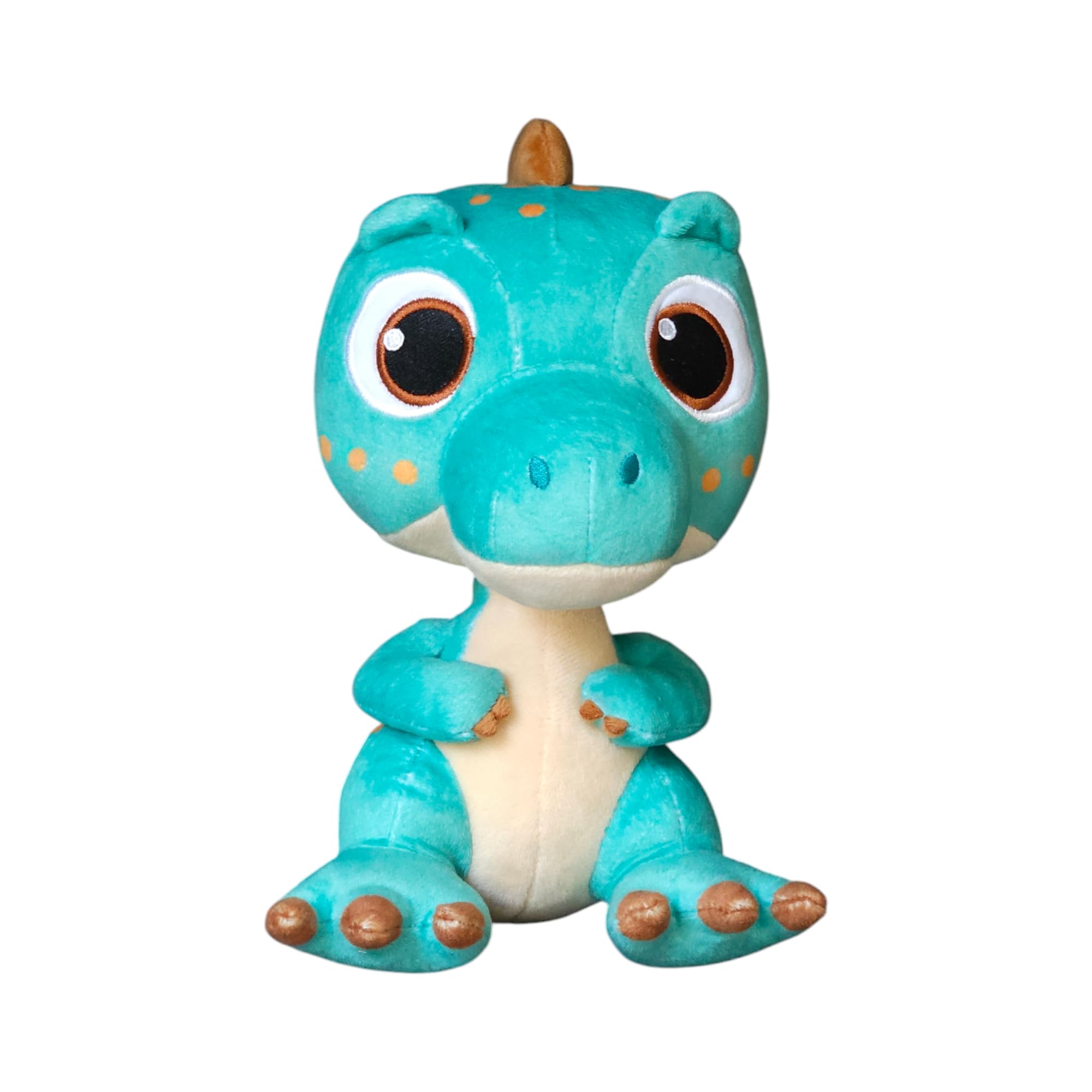 SNUGGL'ZZZ 8 Inch Plush Baby Dinosaur - Ultra Soft Stuffed Animal Toy for Kids & Toddlers | Cute Dino Plushie Gift for All Ages | Perfect for Nursery Decor, Birthday Presents & Cuddling