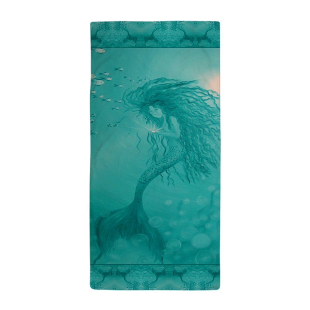 Aqua Mermaid Large Beach Towel - Soft, Absorbent & Unique Design for Pool, Beach & Vacation - Perfect Summer Accessory for Women & Girls