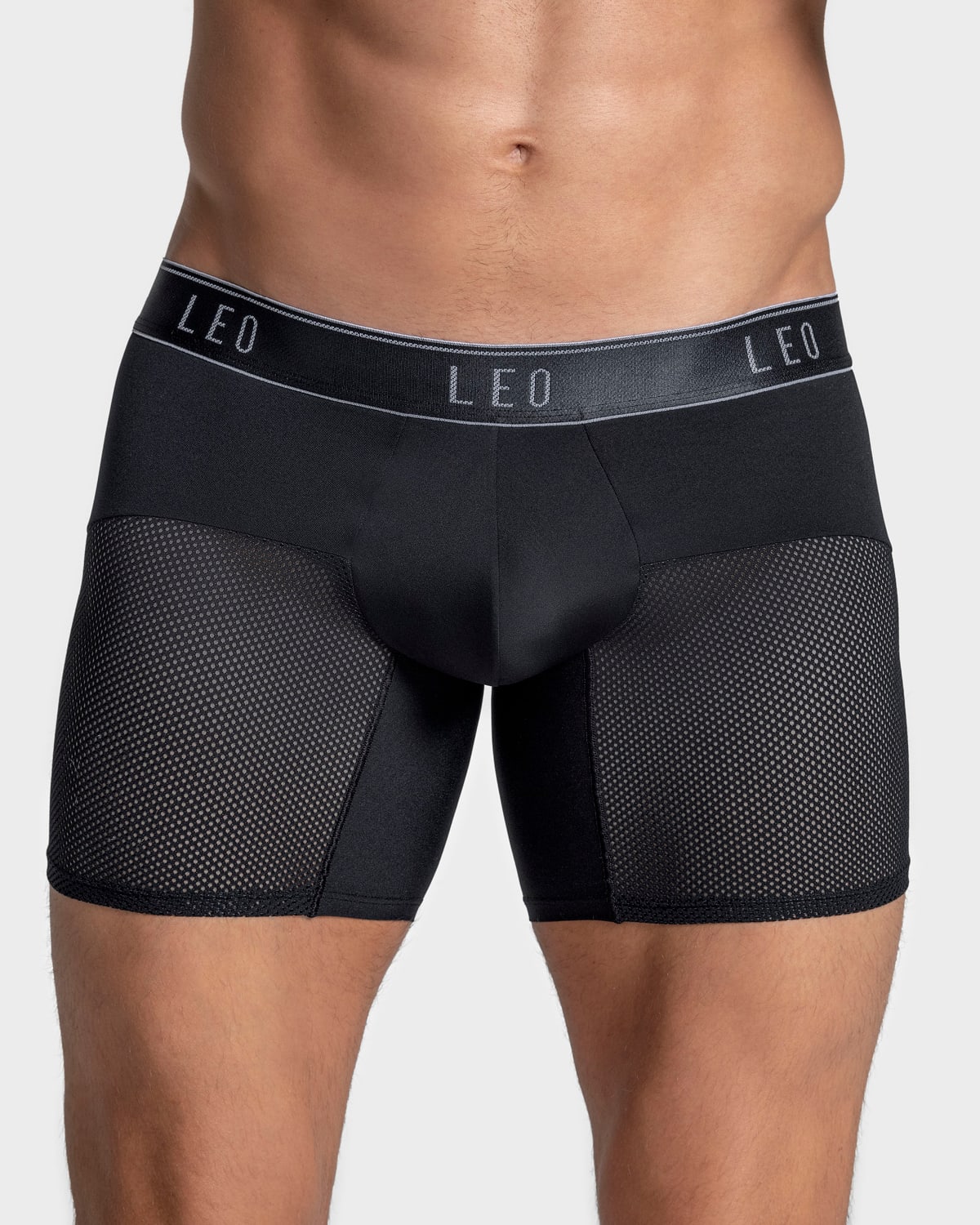 3 Pack High-Tech Mesh Boxer Briefs for Men - Breathable & Comfortable Underwear with Ergonomic Pouch Support - Perfect for Workout, Travel & Everyday Wear