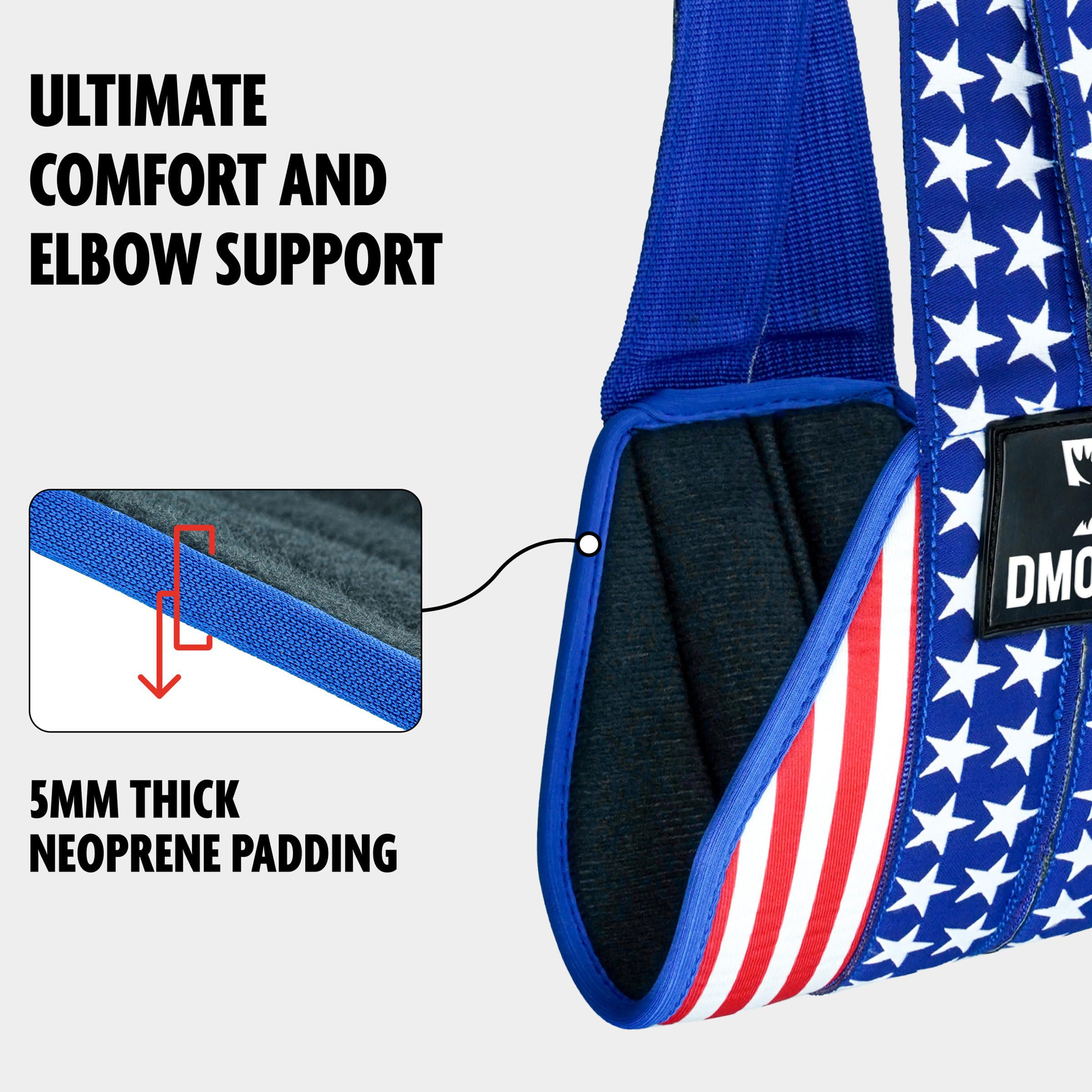 DMoose Fitness Hanging Ab Straps for Pull Up Bar - Core Strength Training Equipment with Thick Padded Arm Support - Includes 2 Rust-Resistant Carabiners - Perfect for Home Gym, CrossFit & Bodyweight Exercises (Pair) - Build Six Pack Abs & Improve Core Stability