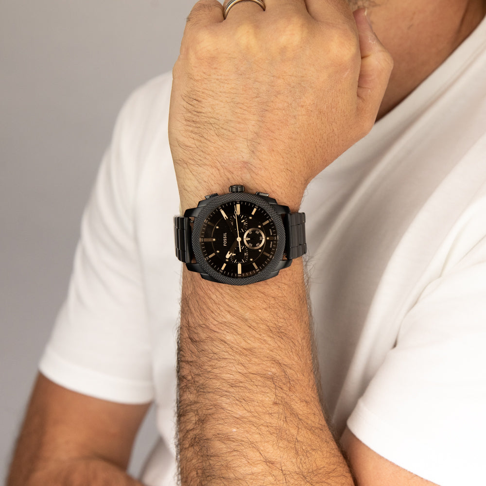 Fossil FS6097 Chronograph Men's Watch - Stylish Analog Quartz Timepiece for Business, Casual & Everyday Wear