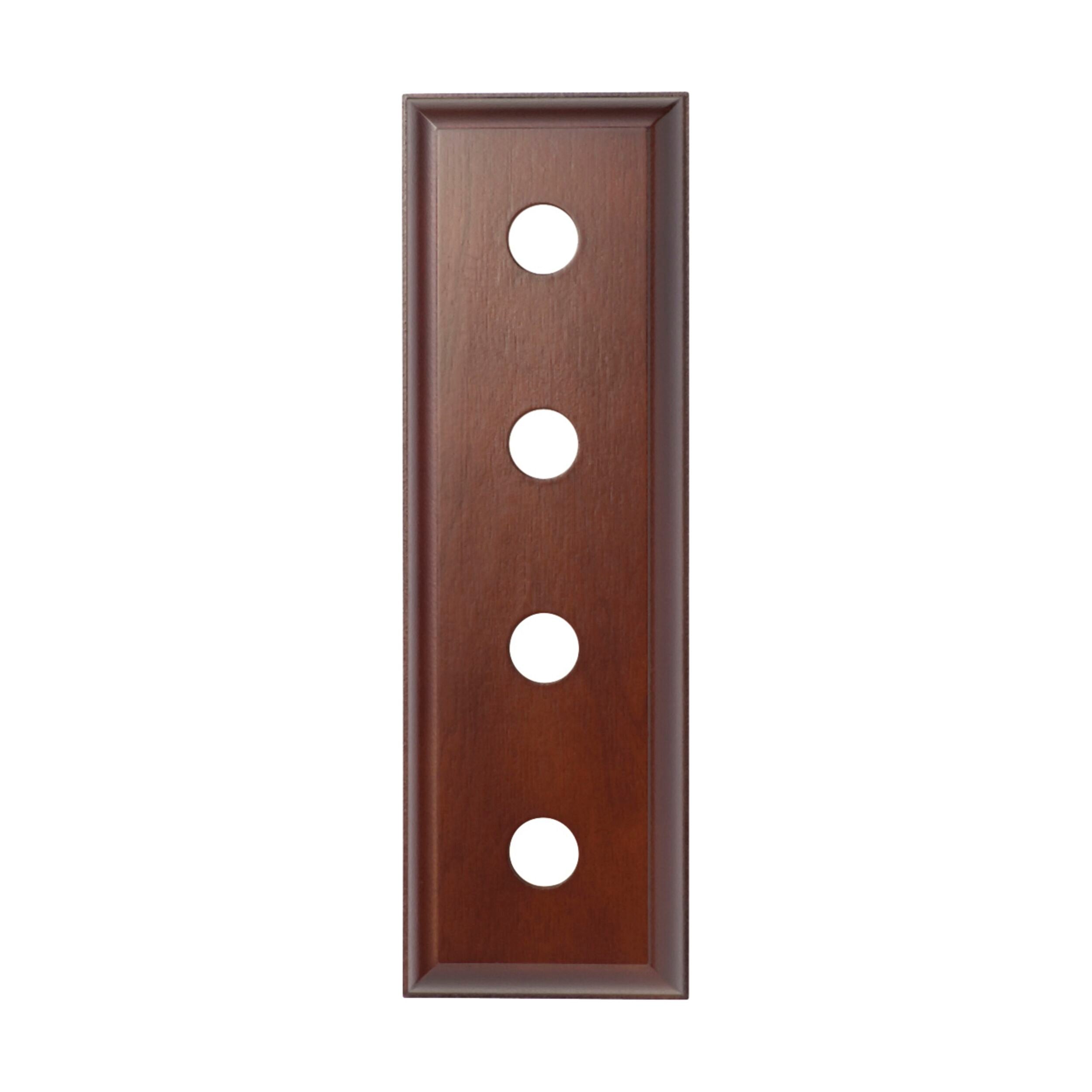 5434 Switch Socket Block Traditional Quad Cedar H90xL280mm - Durable Electrical Outlet Box for Home & Office Wiring - Perfect for DIY Projects, Renovations, and Electrical Installations