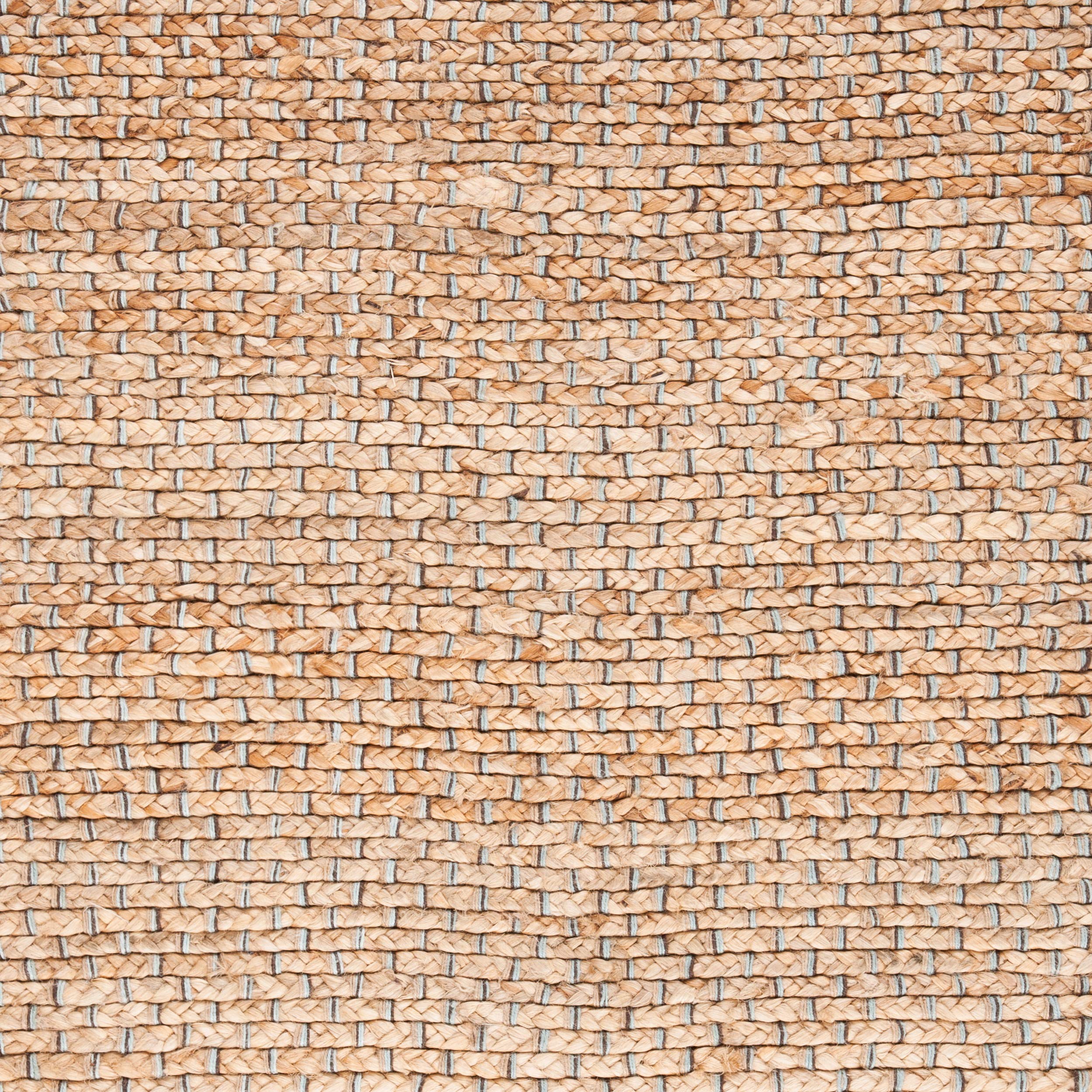 SAFAVIEH Handmade Jute Area Rug 5' x 8' - Natural Fiber Collection, Light Blue & Beige, Non-Slip Living Room & Bedroom Rug for High Traffic Areas | Boho Chic Home Decor, Perfect for Cozy Spaces & Modern Interiors (NF452A)