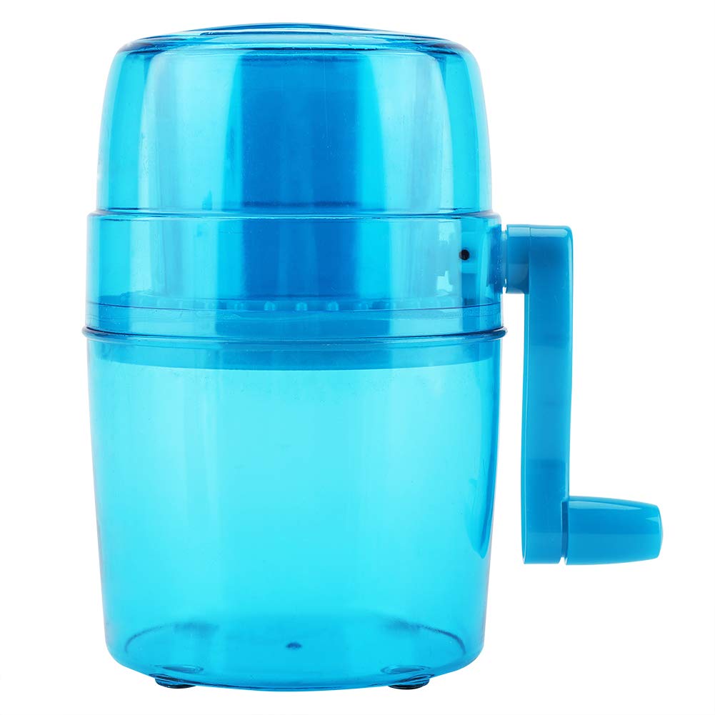 1.1L Portable Manual Ice Crusher - Hand Crank Ice Shaver for Snow Cones, Cocktails & Kitchen Use | Household Ice Maker for Parties, Bars & Home Cooking