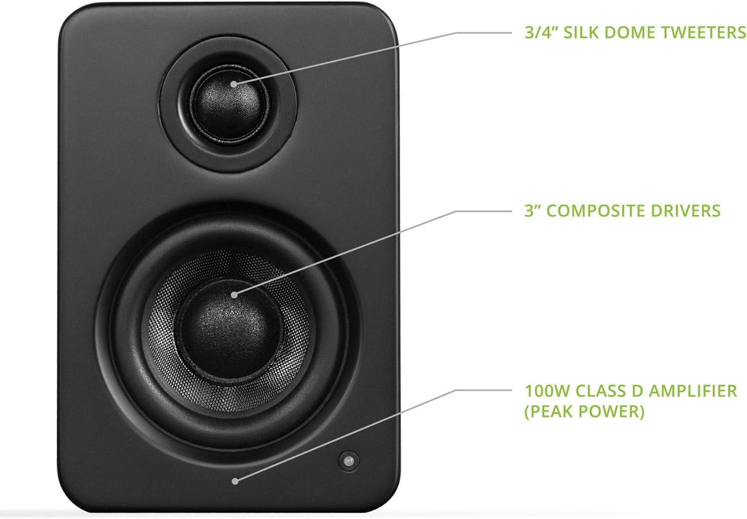 Kanto YU2 Powered Desktop Speakers - 4