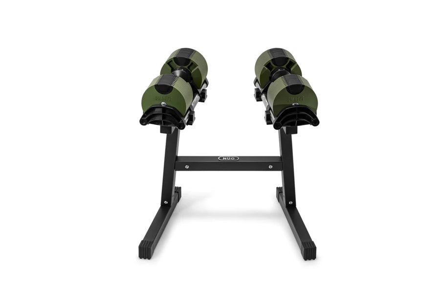 NÜOBELL 80lb Adjustable Dumbbells Set - Tactical Weight Dumbbells for Home Gym, Strength Training & CrossFit Workouts - Perfect for Small Spaces & Full-Body Exercises