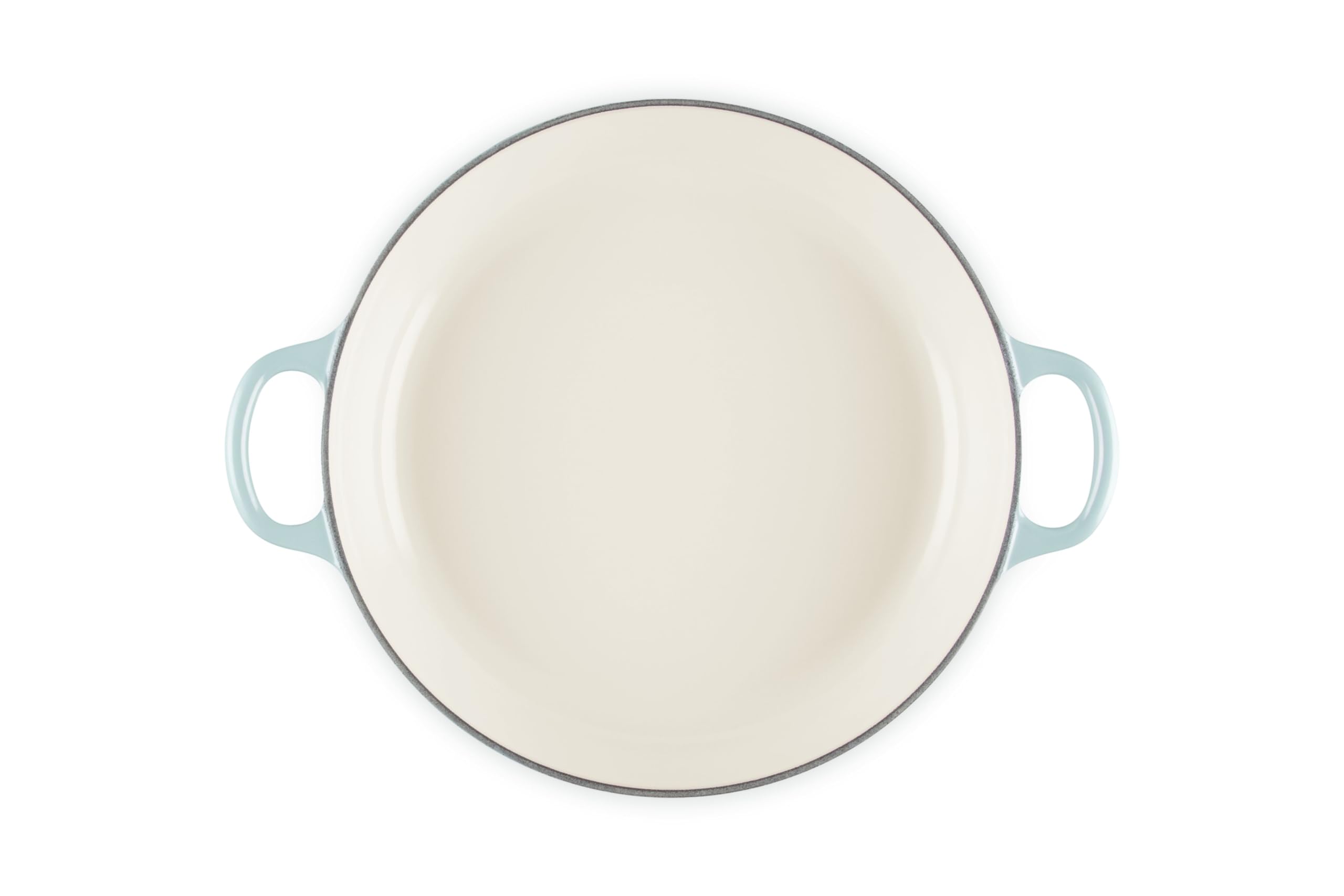 Le Creuset Signature Enameled Cast Iron Petal Braiser 2.25 Quart - Sea Salt Color | Dutch Oven for Braising, Roasting & Sautéing | Perfect for Stovetop, Oven & Table Serving