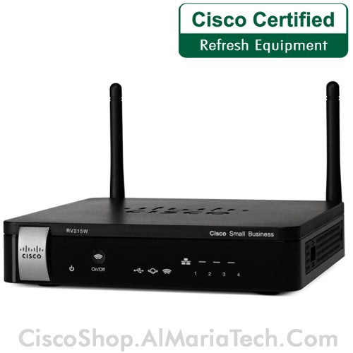 Cisco RV215W Wireless N VPN Firewall Router - High-Speed Secure Networking for Small Business & Home Office | Remote Work, VPN Access & Online Security