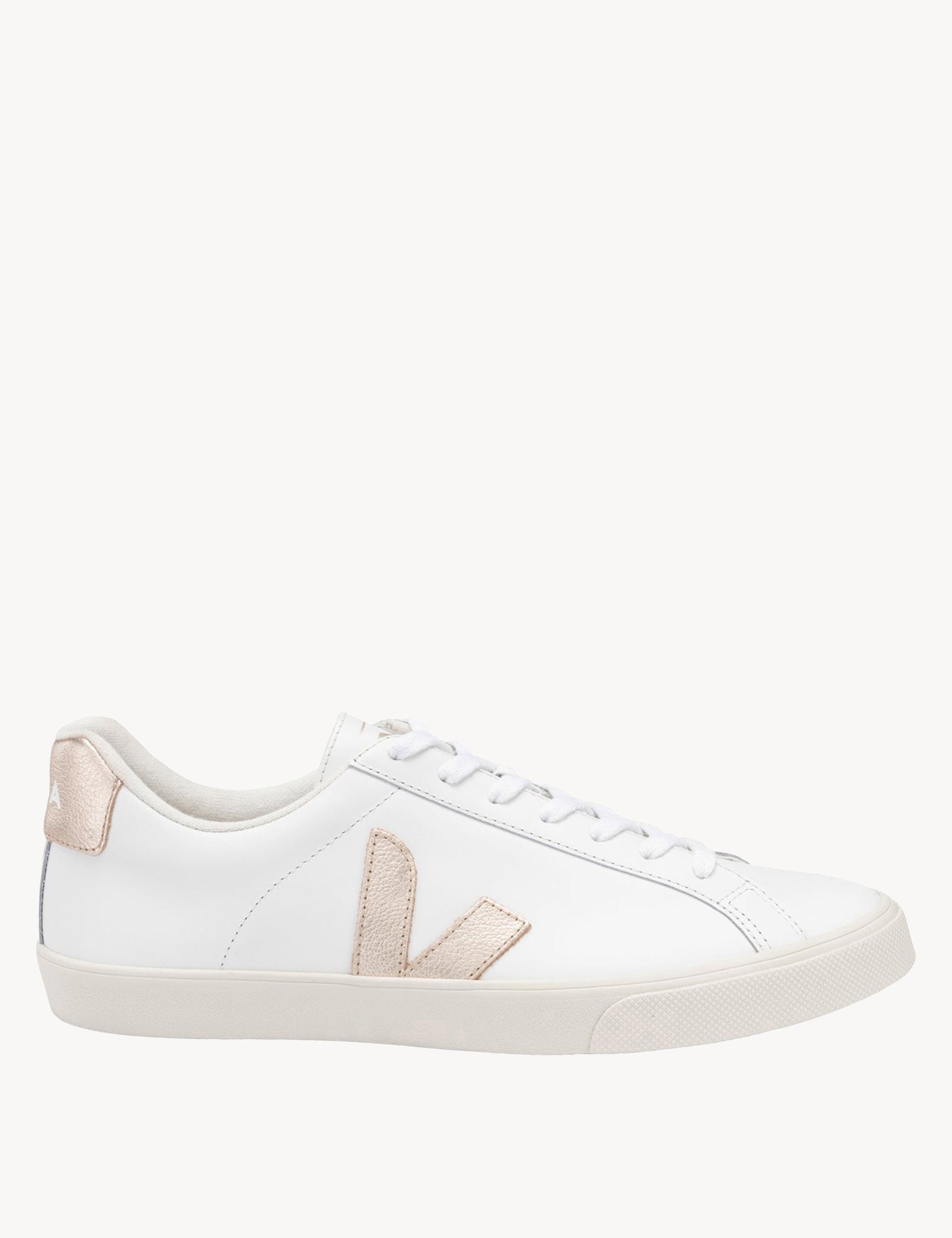 Esplar Genuine Leather Shoes - White Platine Color for Men & Women | Comfortable & Stylish Footwear for Casual, Office & Outdoor Wear