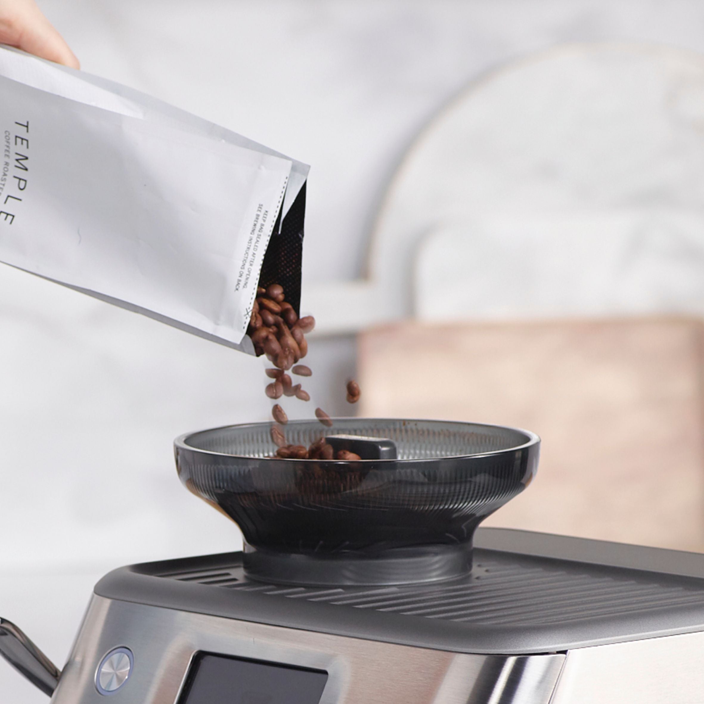 Breville Barista Touch Impress BES881BSS Espresso Machine - Automatic Milk Frother, Touch Screen Control for Perfect Coffee at Home, Office or Cafe