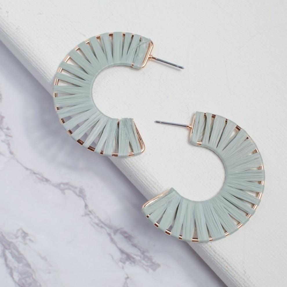 Chloe Half Moon Hoop Earrings for Women - 14K Gold Plated Dainty Minimalist Jewelry - Perfect for Date Night, Wedding & Everyday Wear