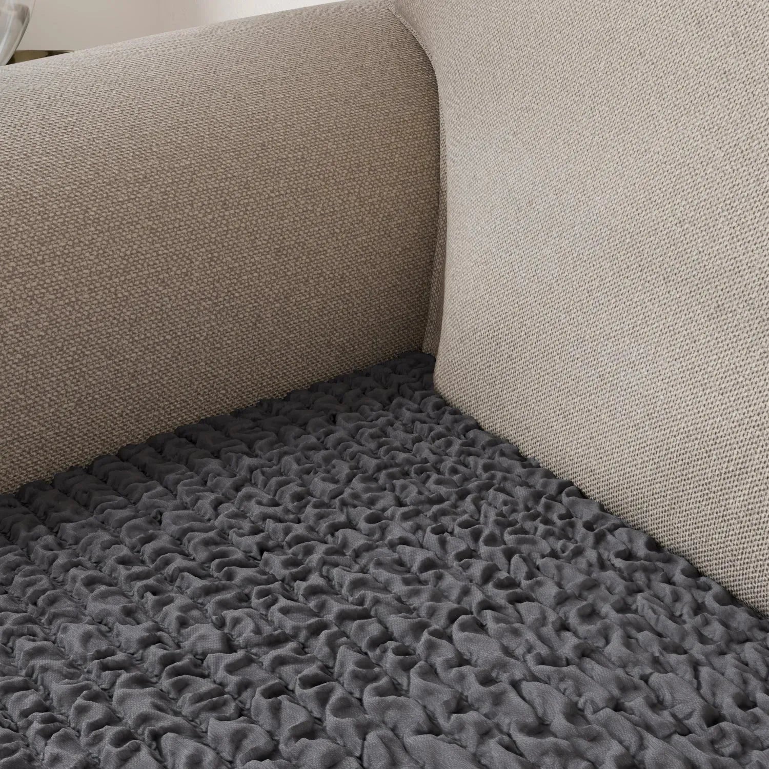 Premium Microfiber Seat Cushion Cover - Soft & Durable Sofa Chair Protector - Perfect for Living Room, Office, or Car Use