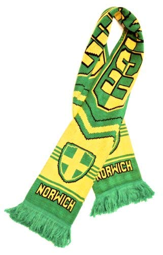 Norwich City FC Soccer Fan Scarf - Premium Acrylic Knit Winter Scarf for Men & Women - Perfect for Match Days, Cold Weather & Football Fan Gifts
