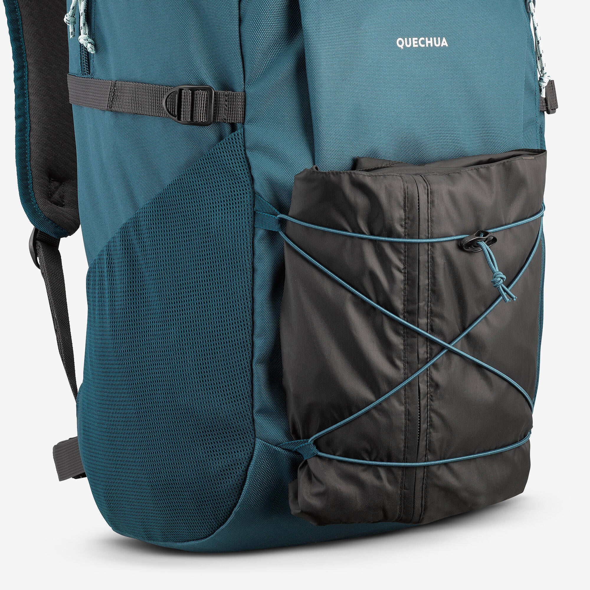 Quechua NH Arpenaz 100 30L Lightweight Hiking Backpack for Men & Women - Water-Resistant Daypack for Outdoor Camping, Trekking & Travel Adventures