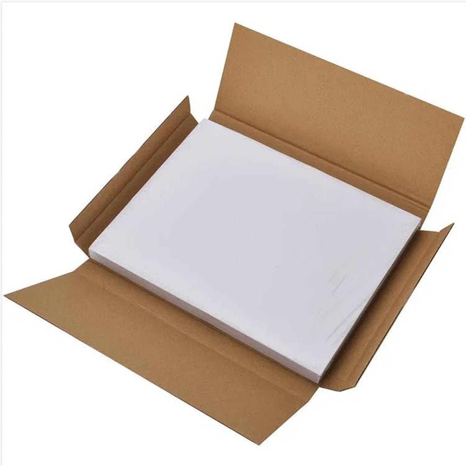 8.5 x 11 Inch Printable Sticker Paper for Inkjet & Laser Printers - 2000 Sheets Full Sheet Shipping Labels, White Matte Self-Adhesive Paper - Perfect for Mailing Labels, Product Packaging & DIY Crafts