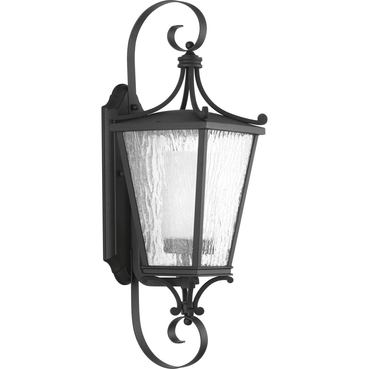 Cadence Collection One Light Medium Wall Lantern - Outdoor Porch Light Fixture for Patio, Garden & Entryway - Durable Weatherproof Exterior Sconce Lighting