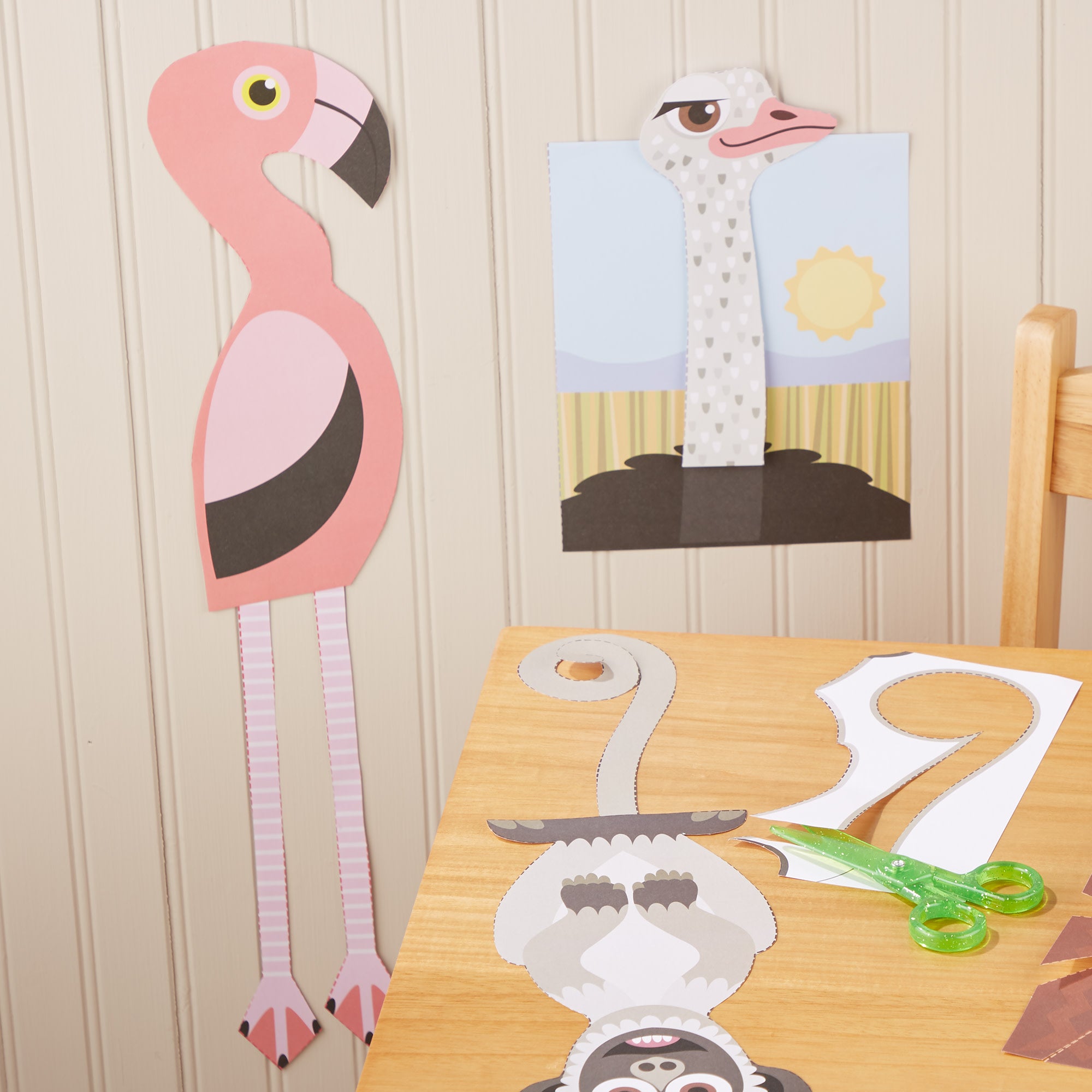 Safari Scissor Skills Activity Pad for Kids - Fun Animal Cutting Practice Workbook - Perfect for Preschool Learning & Fine Motor Development - Ideal for Classroom, Homeschool & Travel Activities