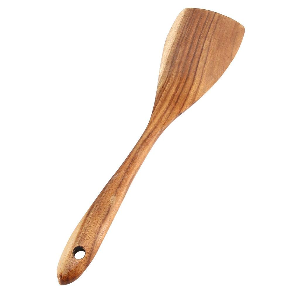 Natural Wooden Spatula Turner - 31.5x7.5cm Eco-Friendly Fried Shovel for Chefs, Home Cooks & Kitchen Novices - Perfect for Flipping, Stirring & Serving in Any Kitchen