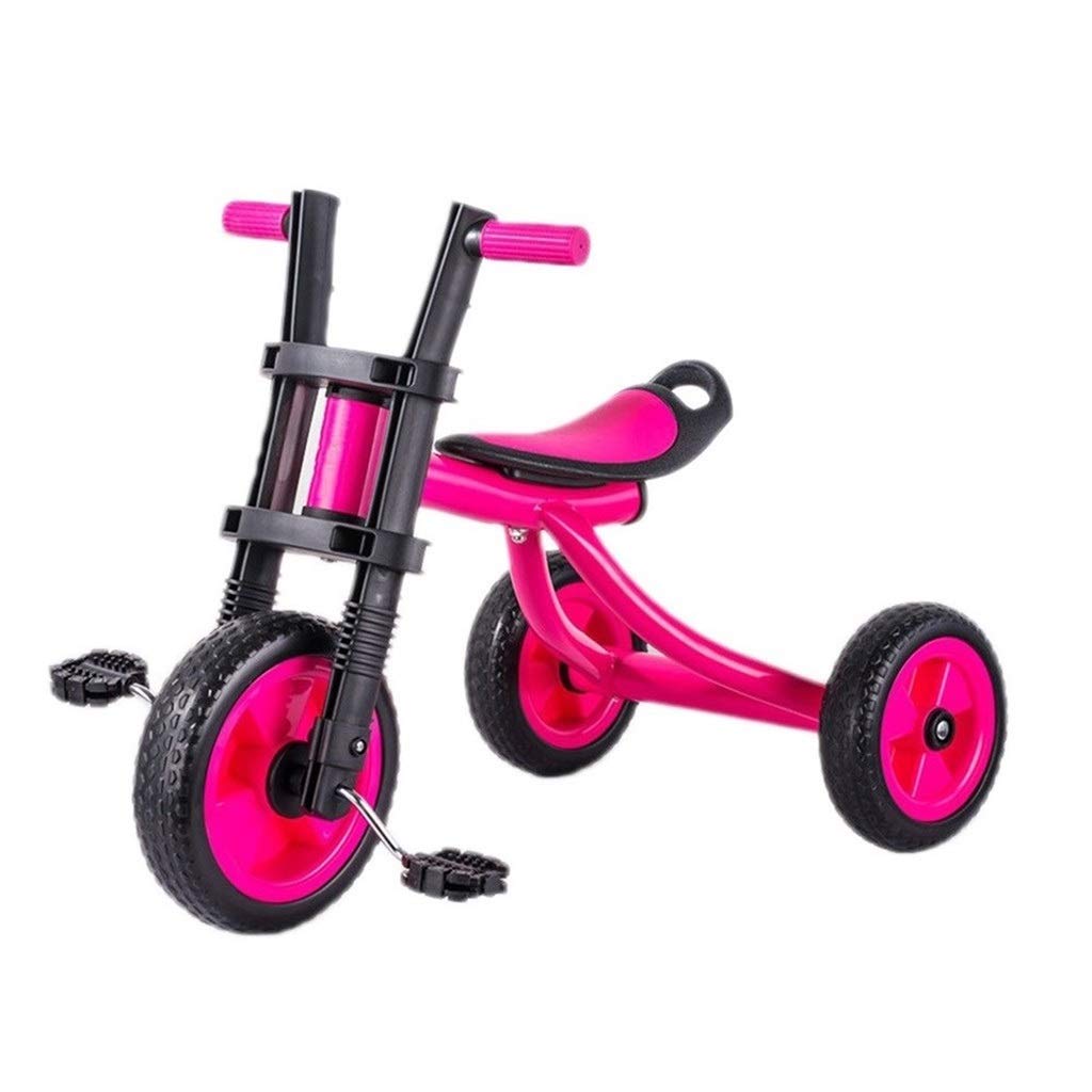 GYF Baby Bike - Portable Kids Tricycle with Adjustable Comfortable Seat, 3 Color Options (Pink) - Perfect for Toddler Outdoor Play, Park Rides & Backyard Fun