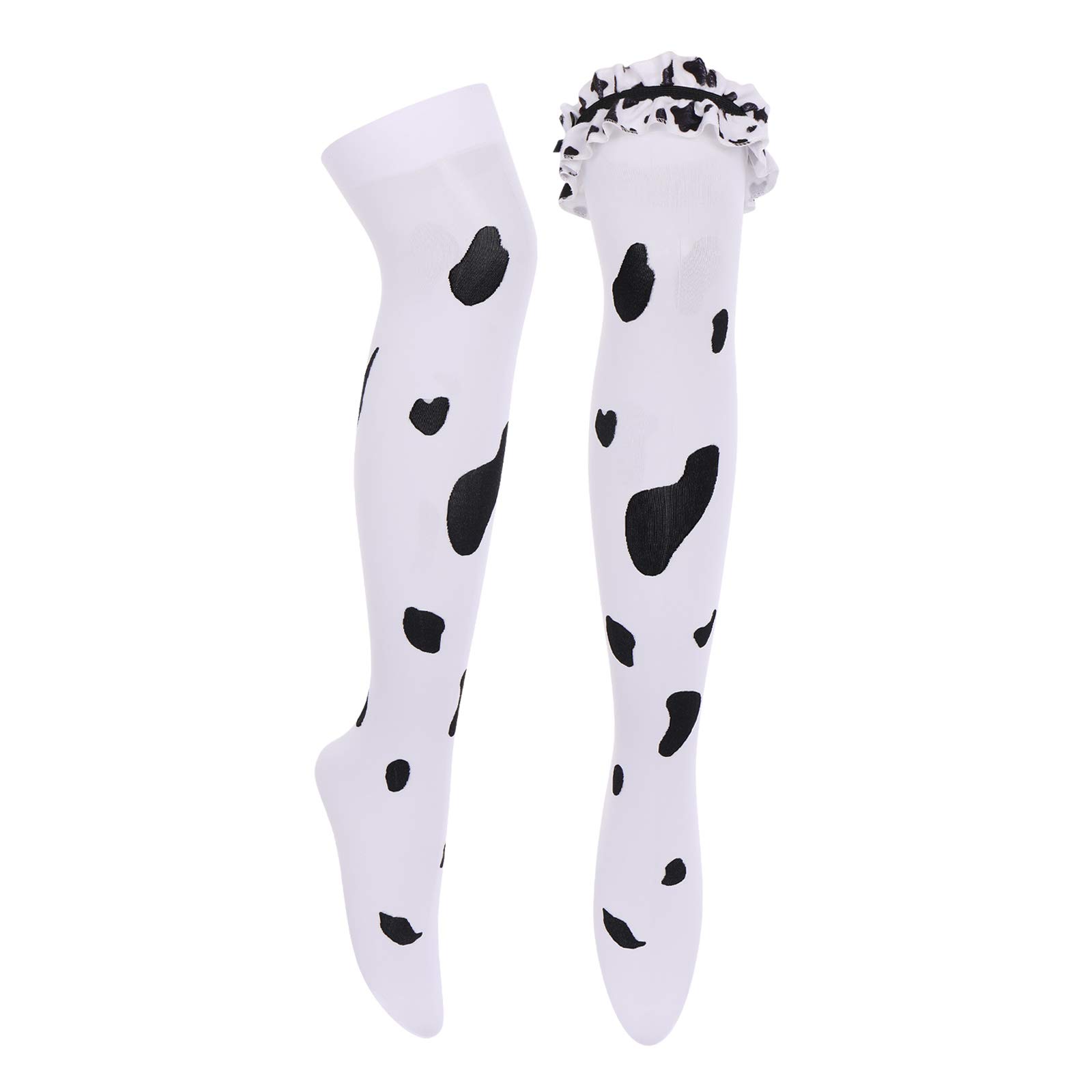 Sexy Anime Cow Maid Lingerie Set - Women's Lolita Cosplay Bikini Bra & Panty Set - Cute Nightwear & Fancy Dress Costume for Roleplay, Halloween & Boudoir Photography
