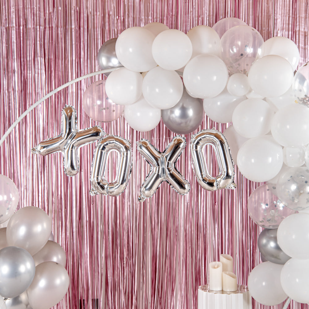 Balloonify Silver Mylar Letter X Balloon - 16 Inch Large Foil Alphabet Balloon (1 Count) for Birthday Parties, Baby Showers & Graduation Decorations