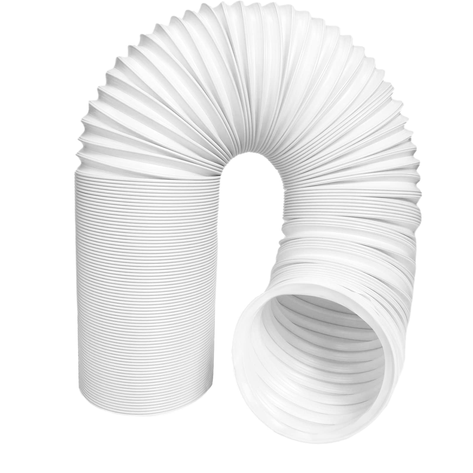 5 Inch Portable Air Conditioner Hose - 80 Inches Long Exhaust Vent with Anti-Clockwise Thread for Home, Office, RV & Camping Use