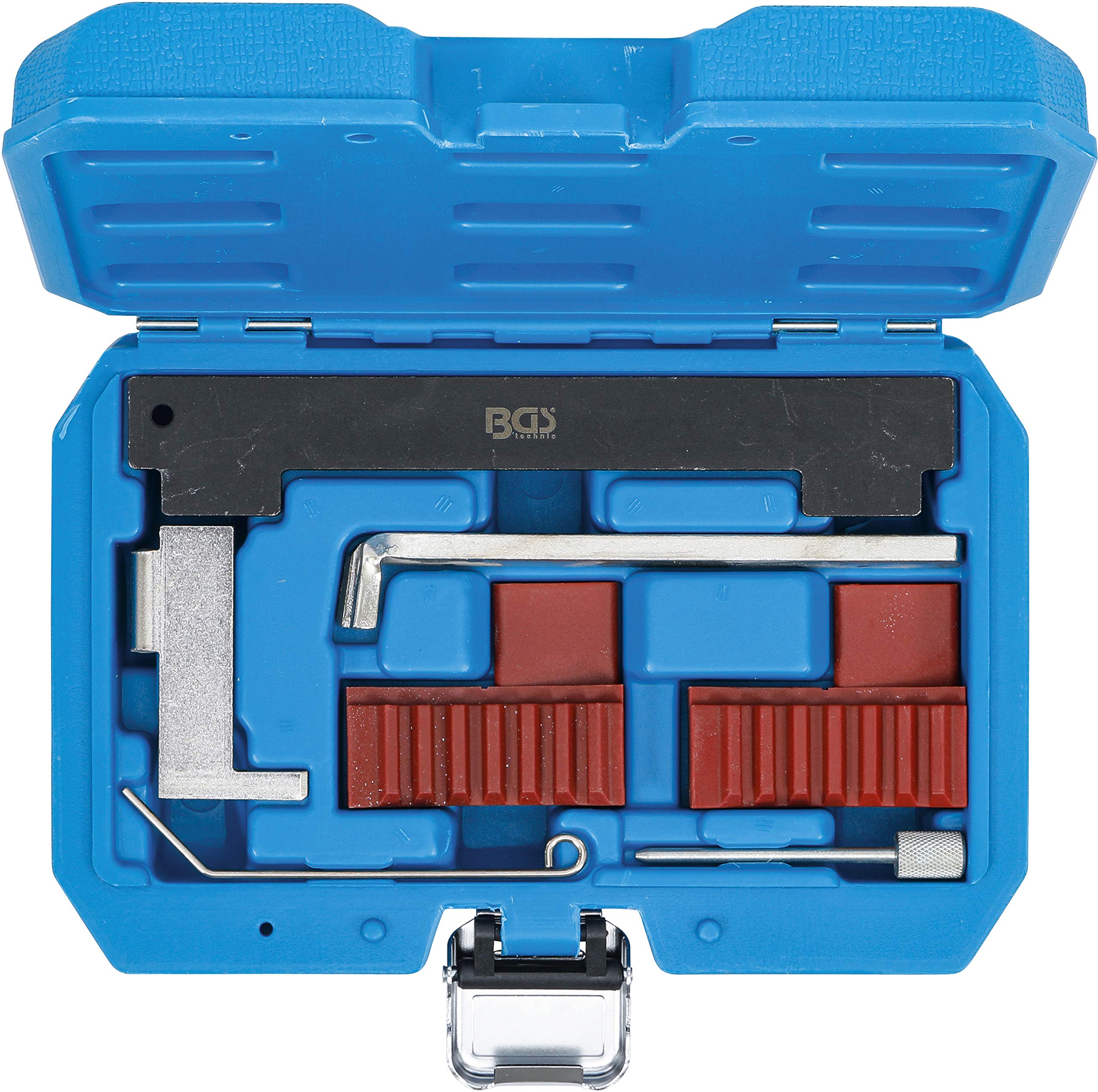 BGS 8697 Engine Timing Tool Kit for Opel 1.6L 1.8L - Professional Camshaft Locking & Crankshaft Positioning Set for Opel/Vauxhall Engines - Perfect for Timing Belt Replacement & Engine Repair