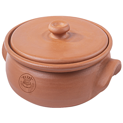 Handmade Tabakh Small Lined Casserole Pot - Traditional Clay Cookware for Stews, Soups & Baking - Perfect for Home Cooking & Gift Giving
