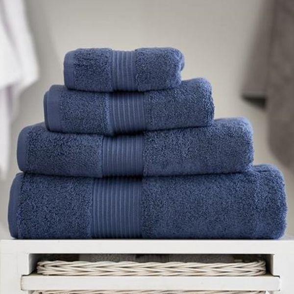 Premium Bliss Pima Cotton 650gsm Bath Towel Set - Ultra Soft & Absorbent Luxury Spa & Beach Towels for Bathroom, Pool, Gym & Travel