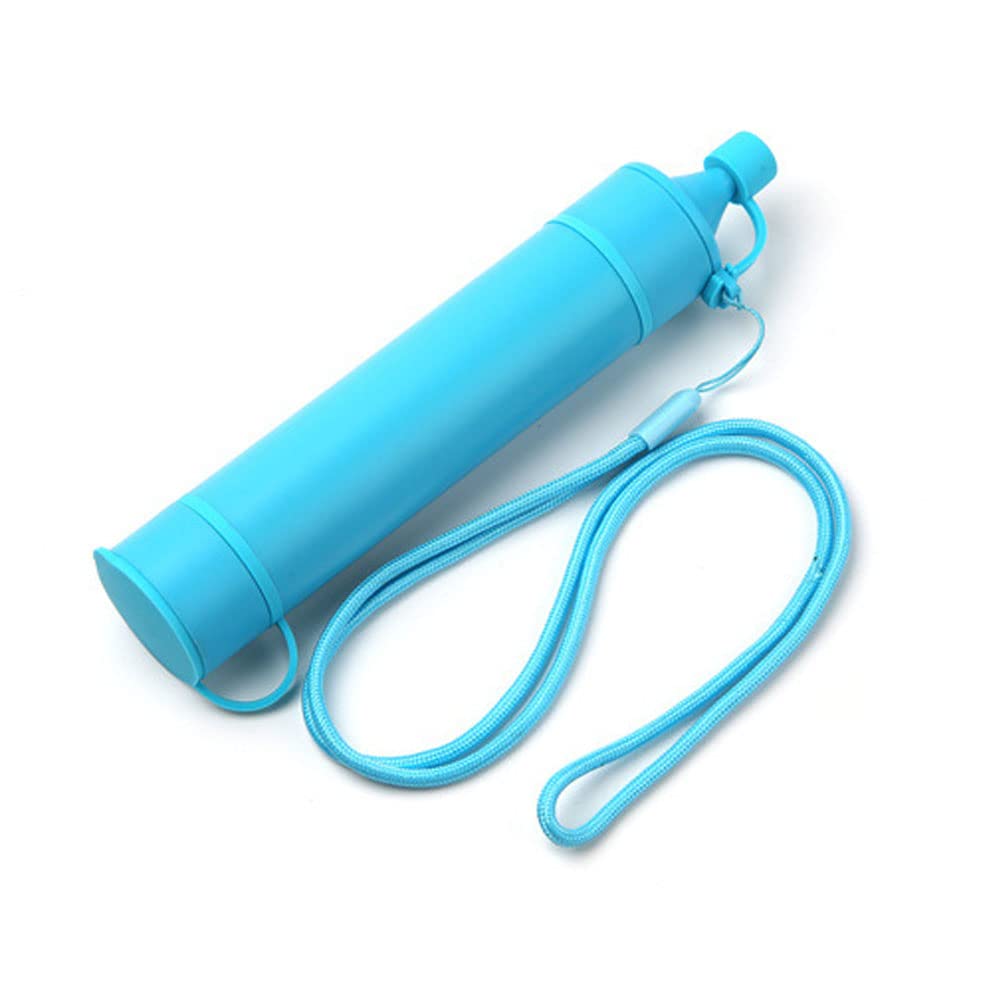 Portable Water Filter Straw - 2000L Mini Survival Water Purifier for Outdoor Drinking, Camping, Hiking, Backpacking & Fishing | Emergency Filtration Gear for Travel & Adventure