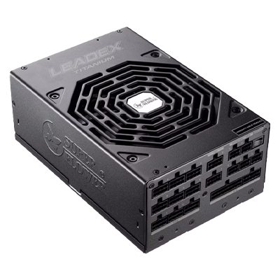 SUPER FLOWER 1600W LEADEX TITANIUM Power Supply - 80 Plus Titanium Certified, Full Modular PSU for Gaming PC, Workstation & Crypto Mining Rig - Ultimate Performance & Energy Efficiency