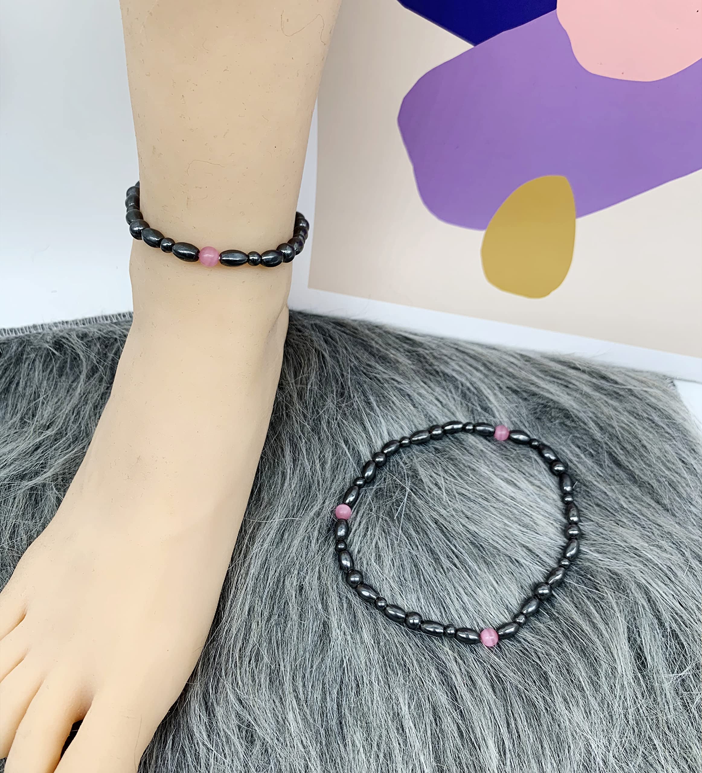 Magnetic Therapy Ankle Bracelet for Pain Relief - Copper & Neodymium Magnets for Joint Support - Ideal for Arthritis, Circulation & Wellness - Perfect for Daily Wear & Active Lifestyles