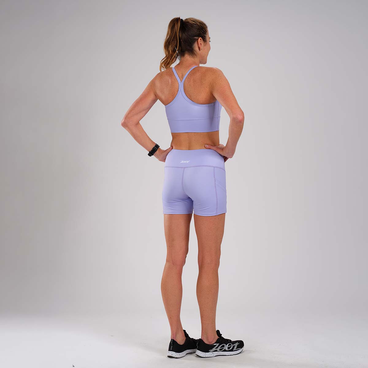 Women's Running Shorts - LTD Run Pulse Shorts in Lilac for Jogging, Gym Workouts & Outdoor Activities