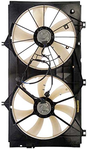 APDTY 732348 Dual Radiator & AC Condenser Cooling Fan Assembly - Replacement for Car & Truck - High Performance Cooling System - Perfect for Summer Driving & Off-Road Adventures