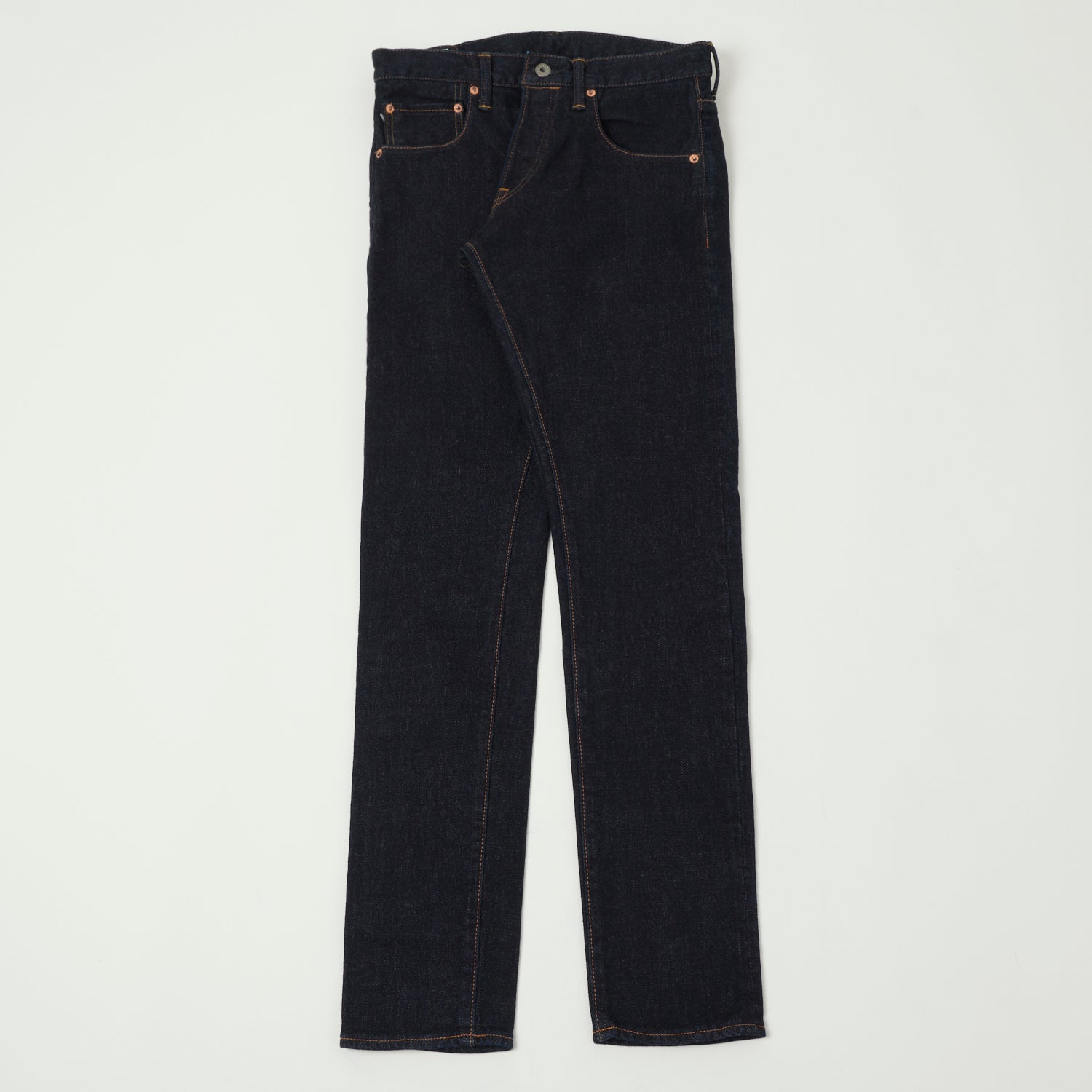 ONI 665S Relax Spike Stretch 15oz Slim Tapered Jeans - One Wash Denim Pants for Men | Perfect for Casual Wear, Work & Everyday Comfort