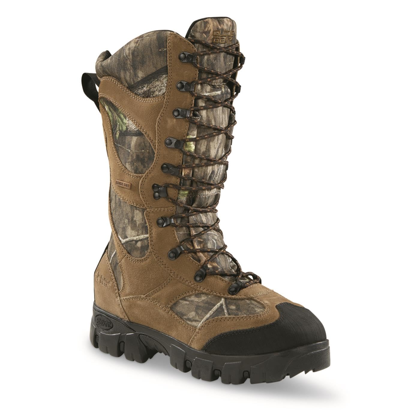 Guide Gear Giant Timber II Men's Waterproof Insulated Hunting Boots - 1400 Gram Thinsulate, Lace-Up Hiking Shoes for Cold Weather & Outdoor Adventures