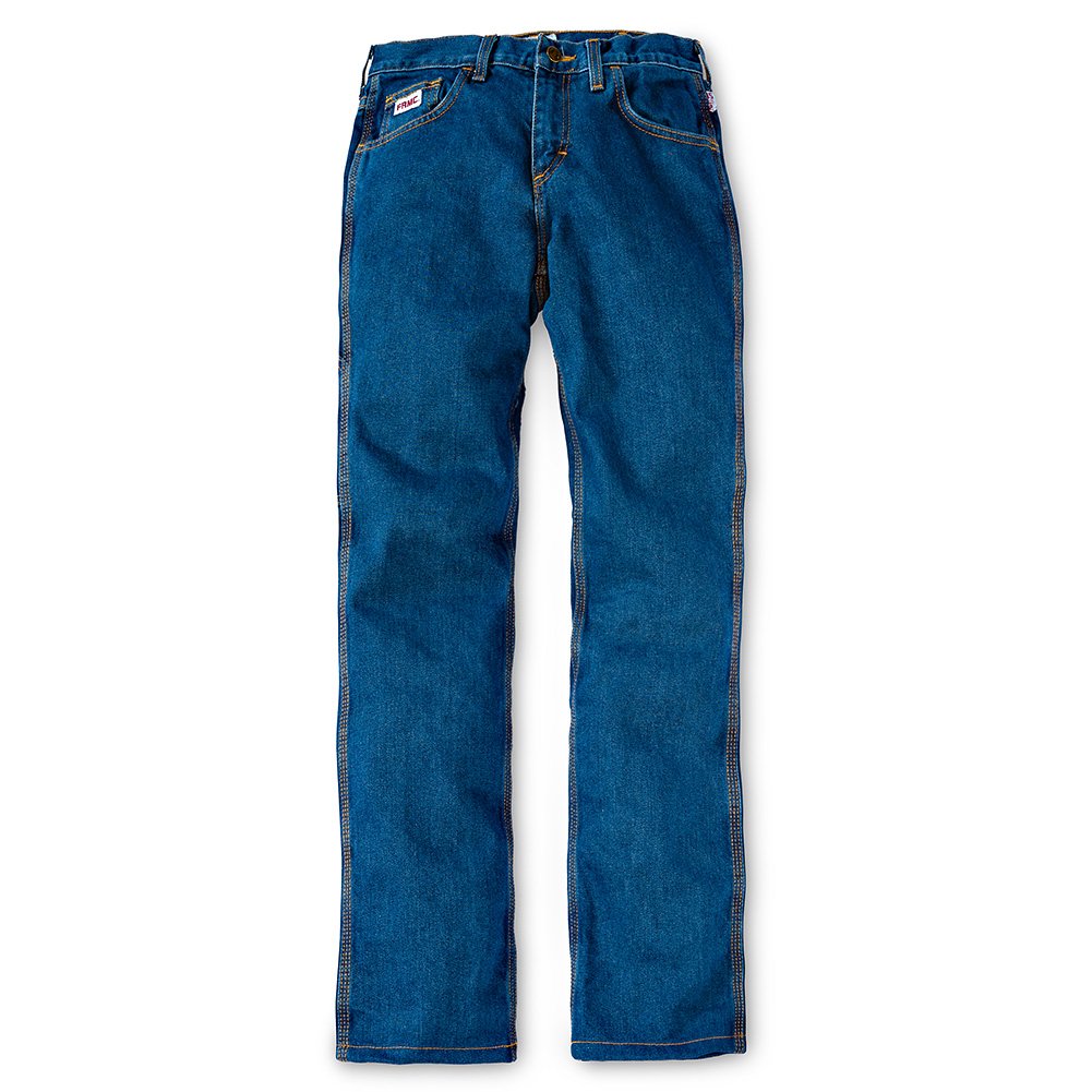 Tyndale Women's Relaxed Fit FR Denim Jeans - Flame Resistant Work Pants for Electricians & Industrial Safety | Comfortable & Durable for Construction & Outdoor Jobs